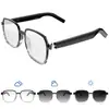Gafas Inteligentes Bluetooth M10C Montura Transfronteriza Nuevas Lentes Antiluz Azul que Cambian de Color Gafas de Sol de Moda para Escuchar Música, Llamar y Conducir