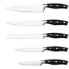 Juego de cuchillos de cinco piezas de acero inoxidable, juego de cuchillos de cocina forjados, cuchillo de chef, cuchillo para pan, combinación de cuchillos para frutas