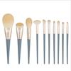 Patrón Puente Azul 10 juego de brochas de maquillaje brocha suelta brocha para sombra de ojos pelo suave brocha de maquillaje herramientas de belleza