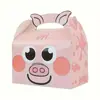 Maleta de Animal Nuevo Transfronteriza Caja Grande para Pastel Caja para Dulces de Animales Pequeños de Granja Caja Cuadrada de Fondo para Pasteles