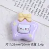 Fofo Miau Miau Estrela Garrafa Desenho Animado Joias DIY Cola de Creme Resina Pequenos Acessórios Sapato Criativo Furo Fivela Bolsa de Material