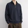 Camiseta Sudadera con Media Cremallera para Hombre, Transpirable, Absorbente de Sudor, Mezcla de Lyocell, Nueva Textura Otoño/Invierno 2026, Manga Larga