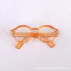 Gafas para Muñeca BJD de 6 Puntos Transparentes Baoli Mei Lindas Redondas Pequeñas 4.5cm Gafas de Montura Redonda