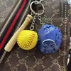 Llavero Colgante Mini Béisbol Transfronterizo Accesorios Deportivos Casuales Softbol Béisbol Pequeños Accesorios Fabricante de Manualidades
