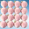 Modelo Nuevo Transfronterizo 6-8cm/16Pzas Bolas Afelpadas Adornos para Árbol de Navidad Decoración Festiva para Fiesta de Navidad Colgantes