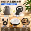 L08S Luz de Relleno Magnética de Bolsillo para Teléfono Trípode Portátil Plegable Soporte para Selfie Escritorio Transmisión en Vivo Luz de Belleza