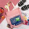 2023 Primavera e Verão Bolsa de Lona Artística Bolsa Jovem Grande Capacidade Crossbody Shoulder Bag Feminino Simples Estudante Bolsa