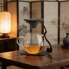 Colador de Té Xiangyun sin Poros y Filtro Integrados Taza de Presentación Embudo Filtro de Café, Accesorios de Té con Filtro de Cerámica para Preparar Té