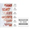 Paquete de 6 Diamantes de Grado Comercial Nacional 1440 Piezas Fondo Plano Rhinestones de Vidrio Ss3-Ss10 para Decoración DIY de Teléfono y Accesorios para Uñas