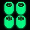 Tapa de válvula de neumático luminosa tapa de válvula de coche boquilla de aire para neumático de vacío de coche eléctrico decoración de cubierta de núcleo de válvula luminosa