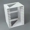 Rack de Armazenamento para CDs Suporte de Exibição de Álbuns em Disco Armazenamento de CDs para Mesa Caixa de Armazenamento para Discos de Vinil Rack de CDs Retrô