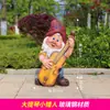 Escultura de Personagem de Desenho Animado Grande de Fibra de Vidro para Exterior Anão da Branca de Neve Artesanato Enfeites Decorativos para Jardim de Infância