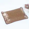 Funda de almohada fresca transpirable de primavera y verano personalizada de fábrica Funda de almohada rectangular de esterilla de ratán Funda de almohada cómoda y transpirable para cama