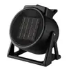 Calentador de 2kw Camel T06 cañón de acero pequeño soplador de aire caliente, tipo redondo negro