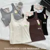 Chaleco térmico forrado de polar para mujer para otoño e invierno, no necesita usar sujetador, con copas en el pecho, polar nano, hermoso diseño en la espalda, camisola, top de capa base