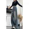 Jeans de corte relajado, adelgazantes, versátiles, lavados con efecto desgastado para hombres y mujeres, pantalones largos rectos holgados de estilo americano vintage para primavera y otoño