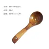 Cuchara Nanmu Cuchara de Café Cuchara Mezcladora para Té con Leche Cuchara para Miel y Postre Cuchara de Madera Maciza Cuchara para Niños Bebé Cuchara de Madera Tenedor