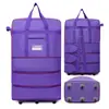 Maleta de Equipaje Universal Plegable con Ruedas Expansible 158 Maleta de Facturación para Aerolínea Capacidad Extra Grande Bolsa para Estudiar en el Extranjero Mudanzas Viajes
