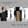 Cinturón de corbata a rayas vintage, bufanda de seda unisex, cadena de cintura versátil de nicho casual para pantalones, accesorio de bufanda para la cintura