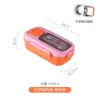 Lonchera Portátil para Estudiantes y Viajeros Transfronterizos, Lonchera Estudiantil de Acero Inoxidable con Compartimentos y Recipiente para Salsa