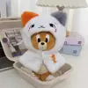 [Solo Ropa] Muñeco de Algodón de 10 cm Cuerpo de Estrella de Mar Ropa para Muñeco Regalo Lindo Pequeño Muñeco Jerry Chal de Navidad