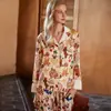 [Fert Dog] Pijama de Seda Helada Primavera y Verano para Mujer, Delgado, Fresco, Pijama de Seda Simulada, Conjunto de Ropa para el Hogar para Mujer