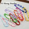 Broche de Seguridad con Hebilla de Hierro en Bucle y Laca de Colores Dulces Pin de Seguridad DIY Ropa Bolsa Colgante Accesorio Decoración