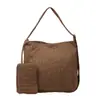 Bolsa de Hombro Casual Simple Coreana para Mujer en Verano, Textura de Gran Capacidad, Versátil para el Trabajo y los Viajes, Bolso Cruzado