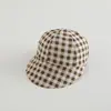 Gorra Plana a Cuadros para Bebé Gorra Simple Versátil de Primavera Otoño para Niños Gorra de Sol para Bebés Niños Niñas Gorra de Béisbol de Moda