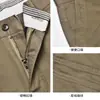 Venta Directa de Fábrica Pantalones Casuales de Negocios Rectos de Moda para Hombre Sin Planchar Alta Elasticidad Anti-Arrugas Cintura Alta Versátiles Pantalones Dropshipping