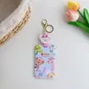 Portatarjetas de Acceso Tarjeta de Comida Estudiantil Dailu Portatarjetas de Autobús Llavero Colgante para Mochila Duffy Bear Shirley Star