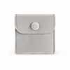 Bolsa de Empaque para Joyería con Cierre de Broche de Terciopelo Mini Bolsa de Almacenamiento para Accesorios con Tapa Plegable Bolsa Portátil para Joyería Anillo Pendiente Collar