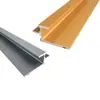 Manija de Armario en Forma de L de Aleación de Aluminio, Manija Oculta para Puerta de Gabinete Estilo Chino Moderno de Lujo Ligero, Fabricante de Manijas de Armario Estilo Tapa Final