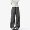 Pantalones de cuchillo curvo softshell a prueba de tres elementos para exteriores personalizados/Dopamina Otoño Nuevo Marca de tendencia para parejas Elástico Estilo americano Patchwork