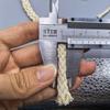 Cuerda de Algodón Hueca de Ocho Hilos Negro Blanqueado Cuerda para Manualidades Tejido Cuerda de Algodón para Cordón de Dibujo Tejido de Tapiz Hecho a Mano DIY