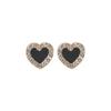 Pendientes de Tachuela de Perla Francesa de Lujo Ligero Aguja Plateada Diseño Retro Coreano Pendientes de Ojo de Gato Luna Estrella Puños de Oreja de Zirconia Súper Brillantes