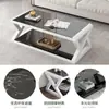 Combinação de mesa de centro e rack de TV minimalista moderno sala de estar mesa de chá vidro temperado quarto casa pequeno apartamento suporte de TV