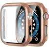 Adecuado para Nuevo Apple Watch 6/Se/7/8/9/10/Ultra Carcasa Templada Carcasa de PC Galvanizada Película Cubierta Protectora Integrada