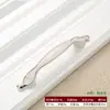 Puxador Branco Marfim Estilo Europeu Puxador de Porta de Guarda-Roupa Moderno Minimalista Gaveta Porta de Armário Ferragem Flor Rosa Puxador Pequeno