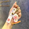 Chaveiro Criativo de Cavalo Arco-Íris Unicórnio Desenho Animado para Mulheres, Chaveiro Fofo Estilo Ins, Pingente para Mochila de Estudante, Pequeno Presente