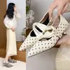 Aumento de altura para ballet 2026 zapatos de noche punta fina lunares corte bajo zapatos de mujer otoño estilo coreano zapatos Mary Jane retro