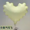 Ins Xiaohongshu Globo de Película de Aluminio Ondulado en Forma de Corazón de 20 pulgadas Tienda de Fotos de Cumpleaños Globo de Arreglo de Atmósfera para Eventos