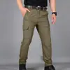AliExpress Calças Táticas Masculinas de Verão Resistentes ao Desgaste Calças de Trabalho Resistentes ao Desgaste Esportes ao Ar Livre Casuais Secagem Rápida Versáteis Calças em Estoque