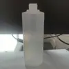 Ponto de fábrica multi-especificação bico pontudo garrafa squeeze translúcida com escala squeeze garrafa plástica variedade de líquidos engarrafamento