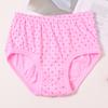Roupa íntima para Meia-idade e Idosos Feminina Algodão Puro Homem Velho Tamanho Grande Plus Size Extra Grande Mãe Calcinhas Shorts de Cintura Alta