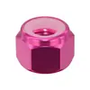 Liga de Alumínio Rosa Externa Sextavada Anti-Afrouxamento Porca Antiderrapante Travante Espessada Tampa de Parafuso M2M2.5M3M4M5M6M8