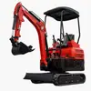 Suministros de Fábrica Excavadoras Pequeñas de 2 Toneladas con Cabina Cerrada para Fines de Ingeniería y Agrícolas, Excavadoras Hidráulicas para Exportación a Corea para Uso Doméstico