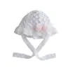 Sombrero de Verano Qiunan para Niños, Sombrero de Pescador Delgado de Encaje para Niñas, Sombrero de Palacio para Bebés, Sombrero de Sol con Protección Solar para Niñas y Bebés