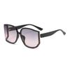 Jamie 910 Gafas Poligonales de Estilo Europeo y Americano Nuevas Gafas de Sol Curvas de PC Parasol para Exteriores Gafas de Sol de Gama Alta