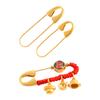 Pin de oro antiguo de color fuerte y duradero que no se desvanece durante mucho tiempo, accesorios de bricolaje, seguridad para mujeres embarazadas, regalo para bebé, luna llena de bebé, femenino
